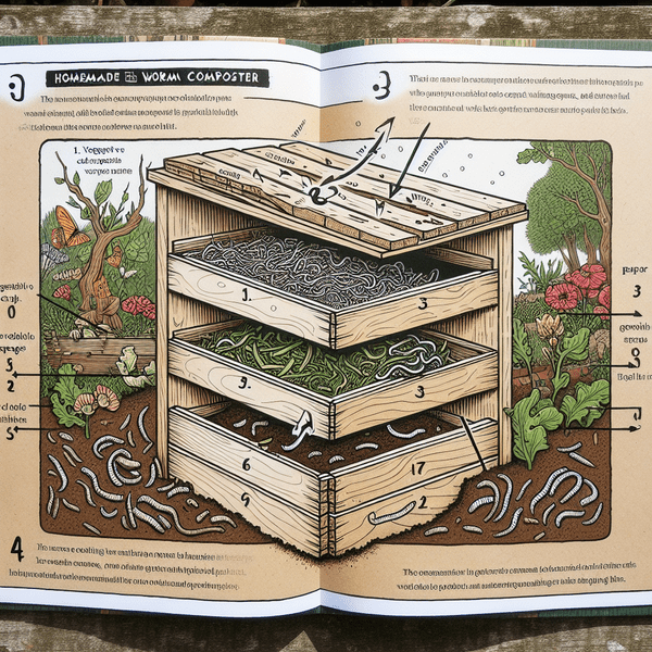 Bau und Nutzung eines eigenen Wurmkomposters